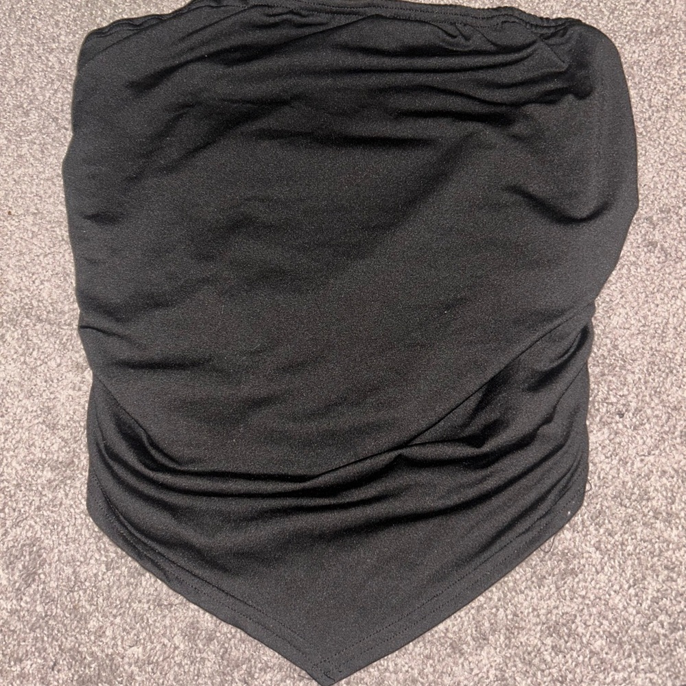 SHEIN Elegant Black Tube Top